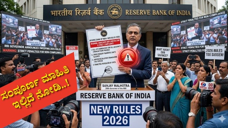 RBI New Rules 2026: ಒಂದಕ್ಕಿಂತ ಹೆಚ್ಚು ಬ್ಯಾಂಕ್ ಖಾತೆ ಇದ್ದರೆ ದೊಡ್ಡ ಬದಲಾವಣೆ! ತಪ್ಪದೇ ತಿಳಿಯಿರಿ